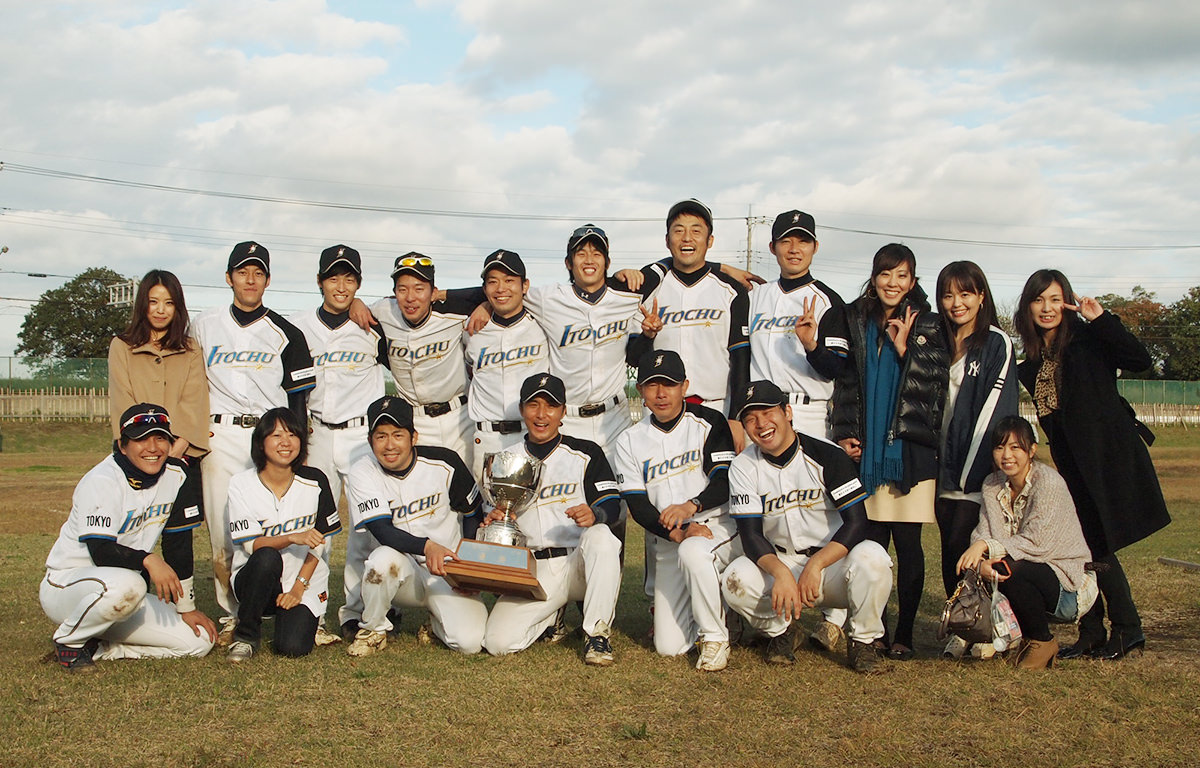 グラウンドでの写真